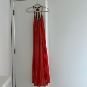 BCBG Pleated Gown